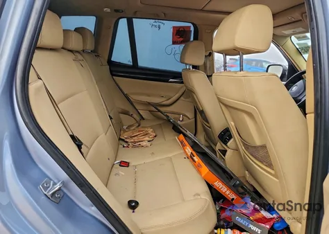 2014 BMW X3 xDrive28I z USA, uszkodzony, nr VIN 5UXWX9C59E0D25241